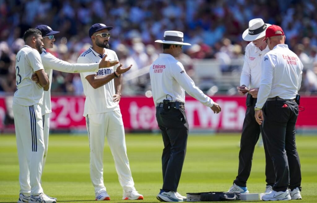 how many balls were originally there in one test over?