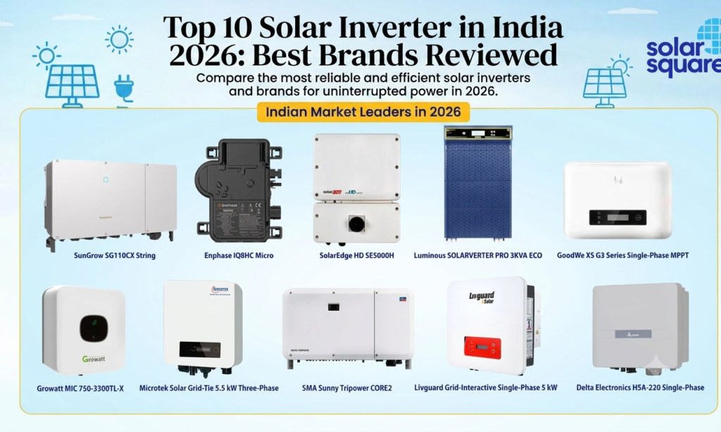 Top 10 Solar Inverter in India